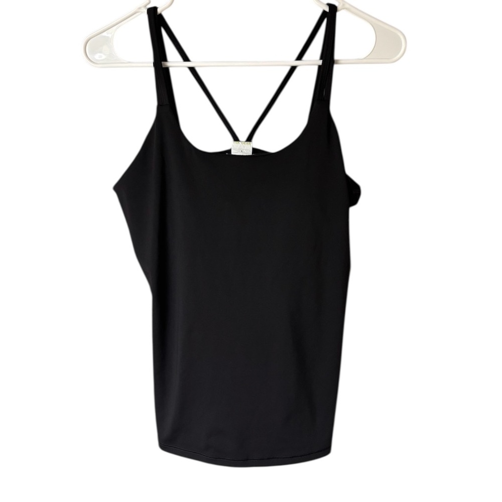 Tek Gear Black Double-Strap Workout Tank Top